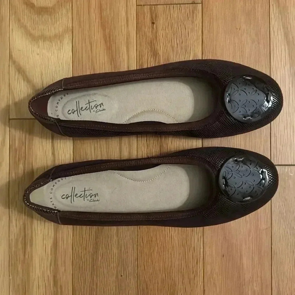CLARK'S | GRACELIN LOLA | Burgundy | SHOES | size 8 - Picture 1 of 5